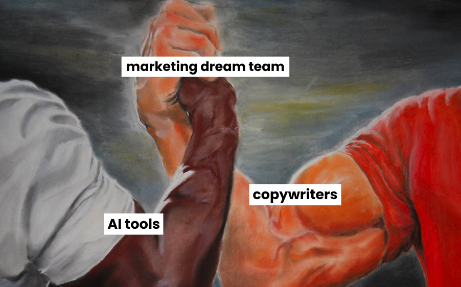 Copywriters can use AI tools to make the ultimate marketing dream team